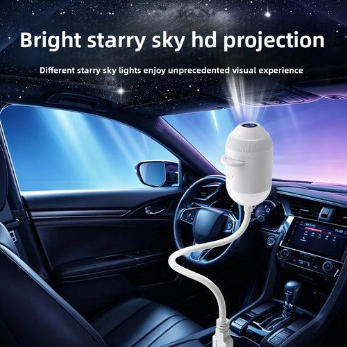 Galaxy Star Projector projecting a nebula scene